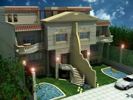 Villa with garden and swimmihg pool in Hurghada 
